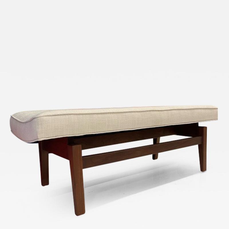 Jens Risom Jens Risom Modern walnut bench