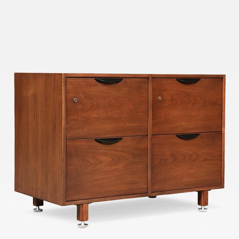 Jens Risom Jens Risom Walnut Filing Cabinet