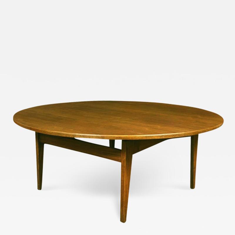 Jens Risom Mid Century Jen Rison Walnut Coffee Table