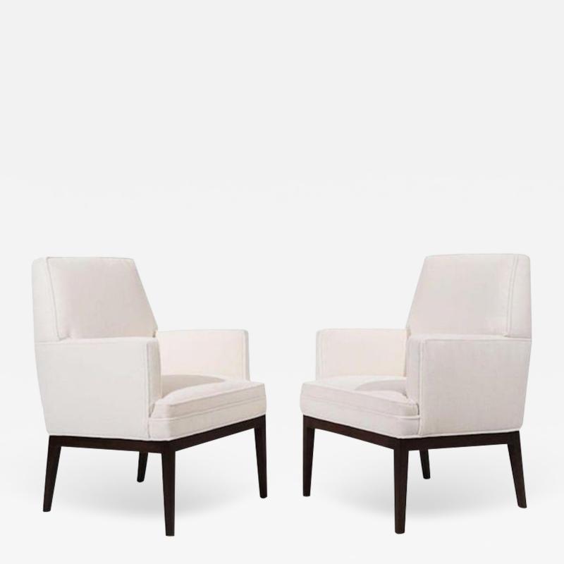 Jens Risom Set of Club Chairs in Mohair by Jens Risom C 1960s