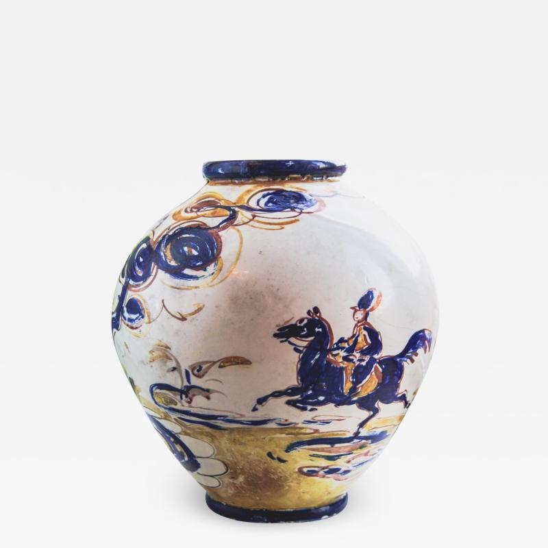 Jens Thirslund Extraordinary Japanese Imari Inspired Vase by Jens Thirslund for K hler