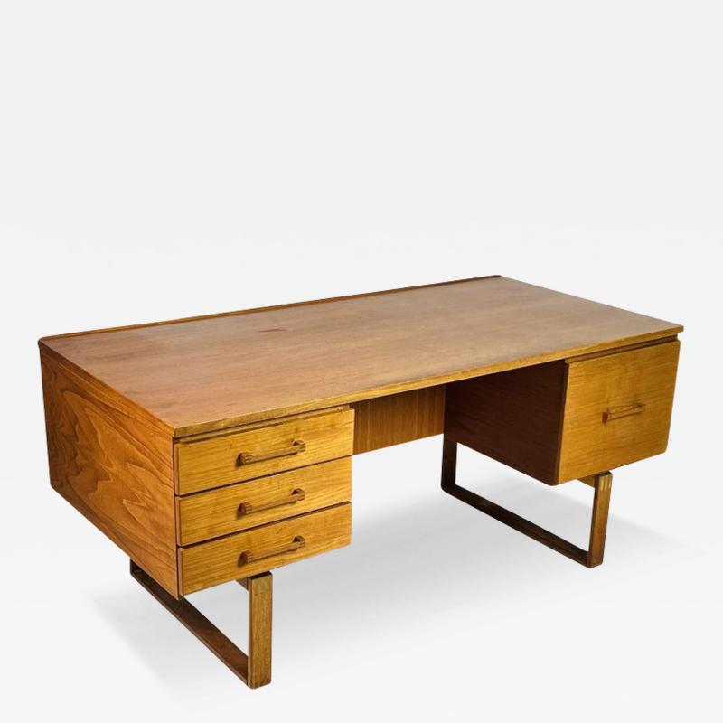 Jensen Henning Vintage Danish Executive Desk by Henning Jensen Torben Valeur for Dyrlund