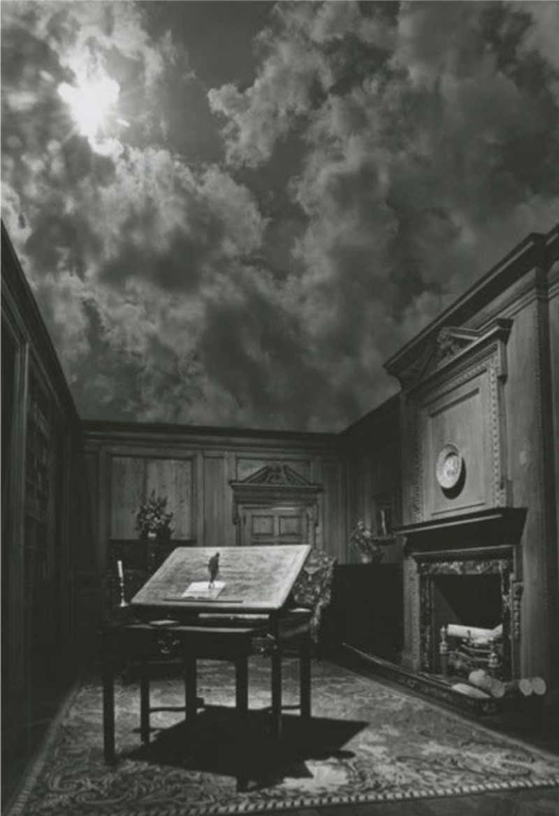 Jerry Uelsmann Philosophers Desk 1976 Vintage