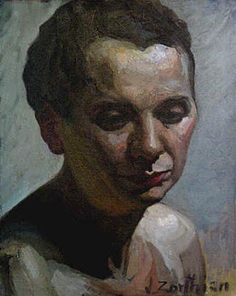Jirayr Hamparzoom Zorthian Portrait of the Model 