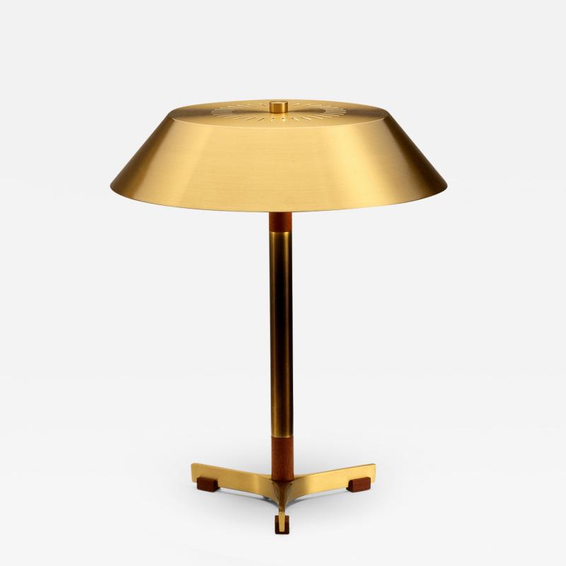 Jo Hammerborg Brass President Desk Lamp by Jo Hammerborg for Fog M rup Denmark 1960s