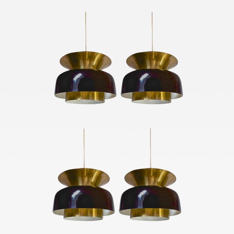 Jo Hammerborg Jo Hammerborg Set of Four Pendant Light in Good Vintage Condition