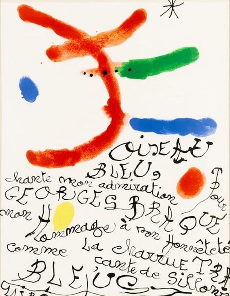 Joan Miro Mid Century Art Print