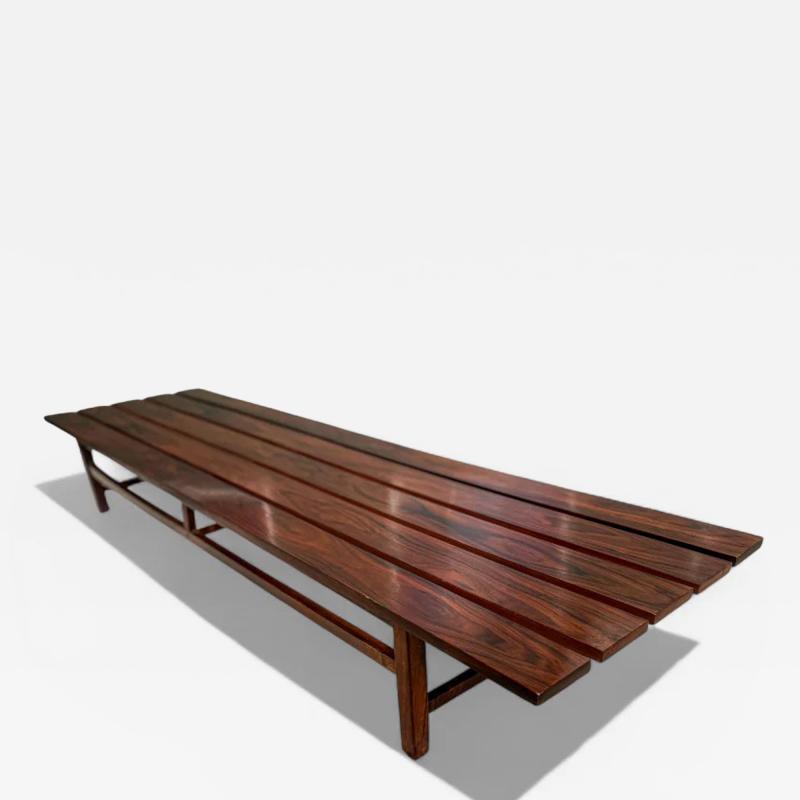 Joaquim Tenreiro Bench in Rosewood Att to Joaquim Tenreiro 1960s Lot 318A