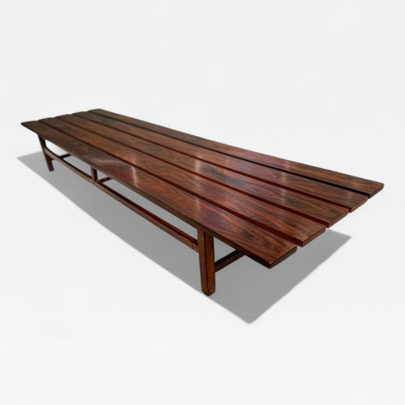 Joaquim Tenreiro Bench in Rosewood Att to Joaquim Tenreiro 1960s Lot 318A