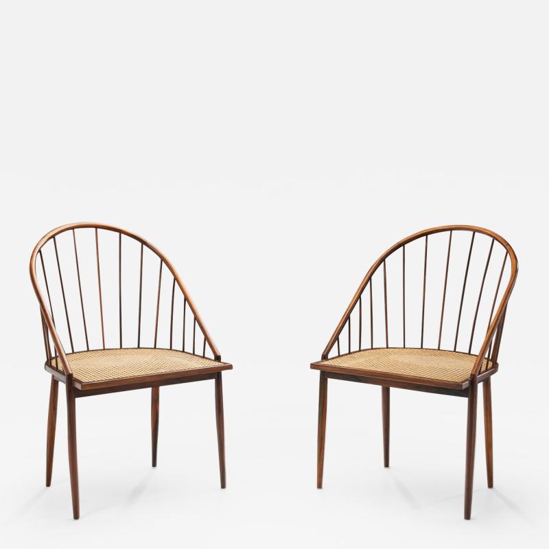 Joaquim Tenreiro Curva Chairs by Joaquim Tenreiro Brazil 1960s
