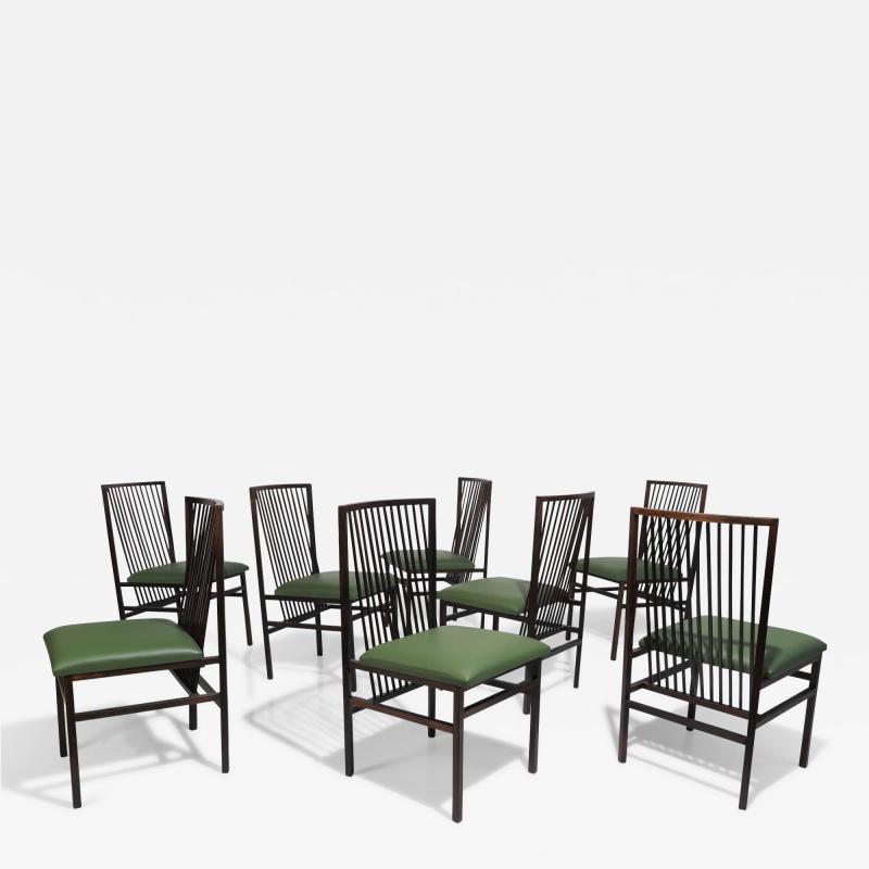Joaquim Tenreiro Eight Estrutural Structural Brazil Modern Chairs
