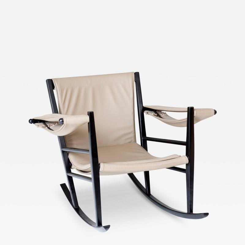 Joaquim Tenreiro Mid Century Modern Rocking Chair by Joaquim Tenreiro 1950s