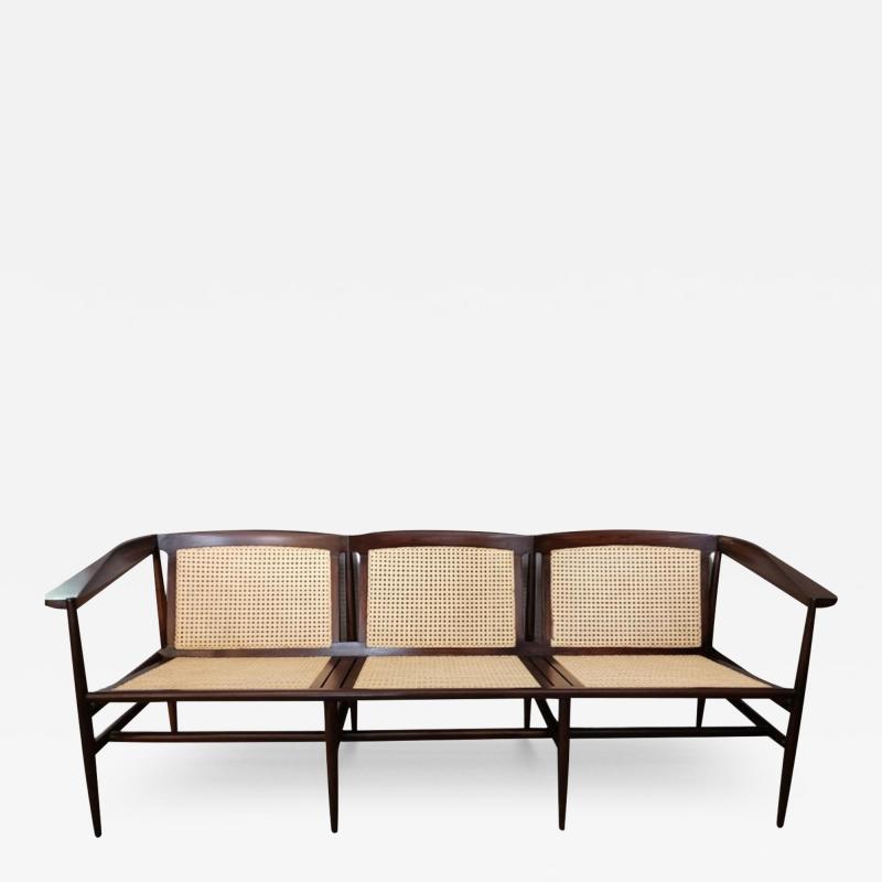 Joaquim Tenreiro Palhinha Grande Three Seats Settee By Joaquim Tenreiro ca 1958