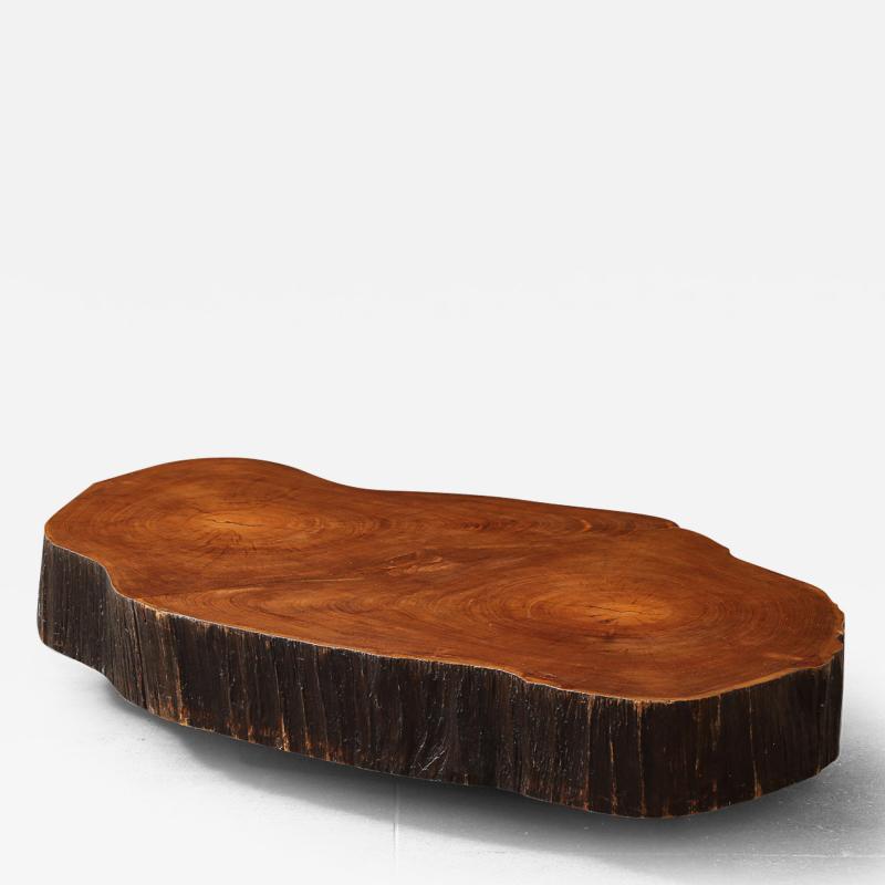 Joaquim Tenreiro Rare Tree Trunk Cocktail Table by Jaoquim Tenriero