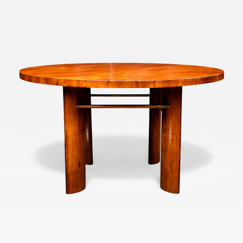 Joaquim Tenreiro Round Dining Table in Cavi na Wood by Joaquim Tenreiro Brazil 1950s Lot 761B