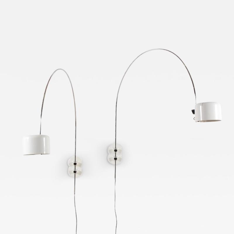 Joe Colombo JOE COLOMBO PAIR OF COUP WALL LIGHTS