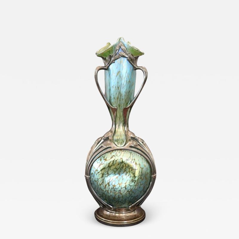 Johann L tz Witwe Important Vase Art Nouveau by Moritz Hacker and Johann Loetz Witwe 1900s