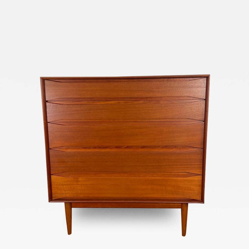 Johannes Aasbjerg Rare Johannes Aasbjerg Teak Dresser Circa 1960s Denmark Pair Available 