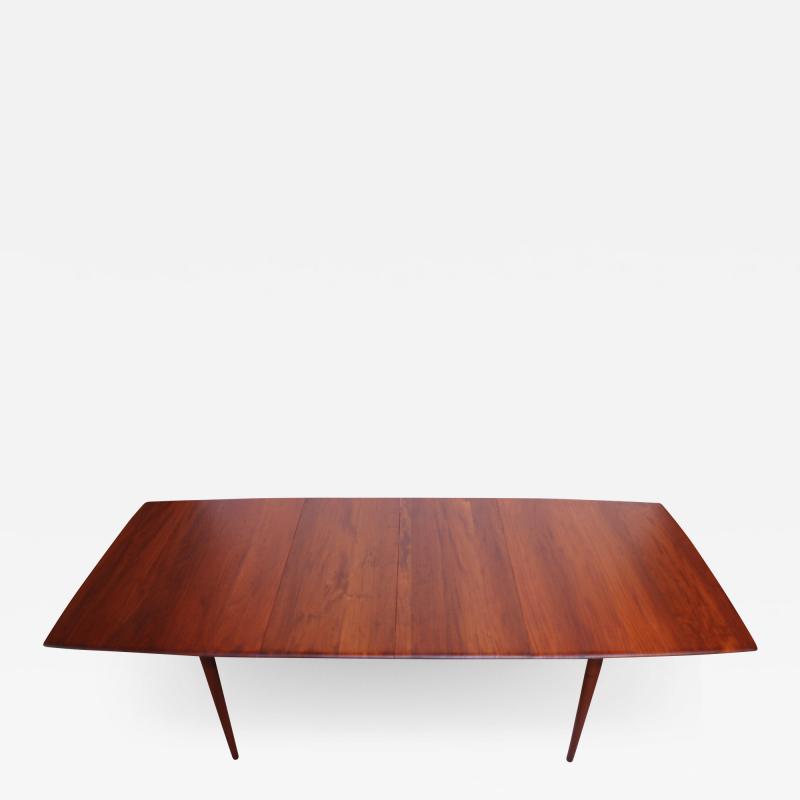 Johannes Aasbjerg Solid Teak Extendable Dining Table by Johannes Aasbjerg