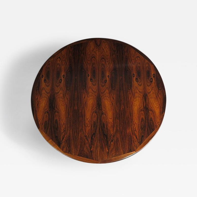 Johannes Andersen Johannes Andersen 331 Rosewood Galaxy Dining Table with Two Leaves for Eight