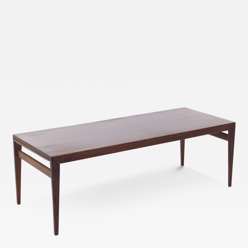 Johannes Andersen Johannes Andersen Mid Century Danish Rosewood Hidden Leaf Coffee Table