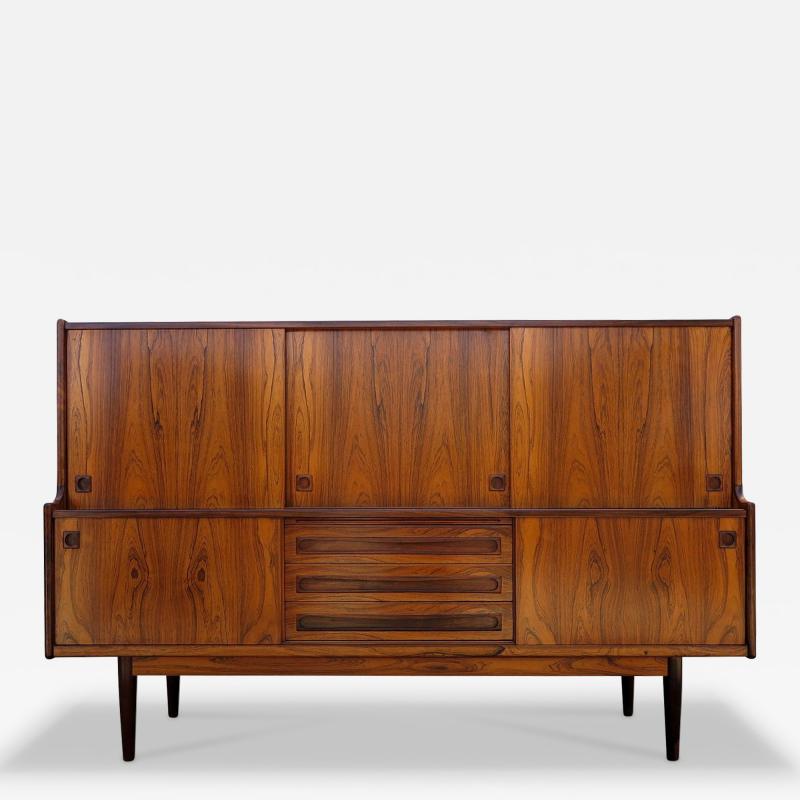 Johannes Andersen Johannes Andersen Rosewood High Sideboard Danish Mid century