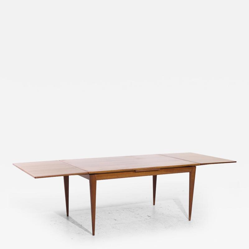 Johannes Andersen Johannes Andersen Style Mid Century Teak Hidden Leaf Dining Table