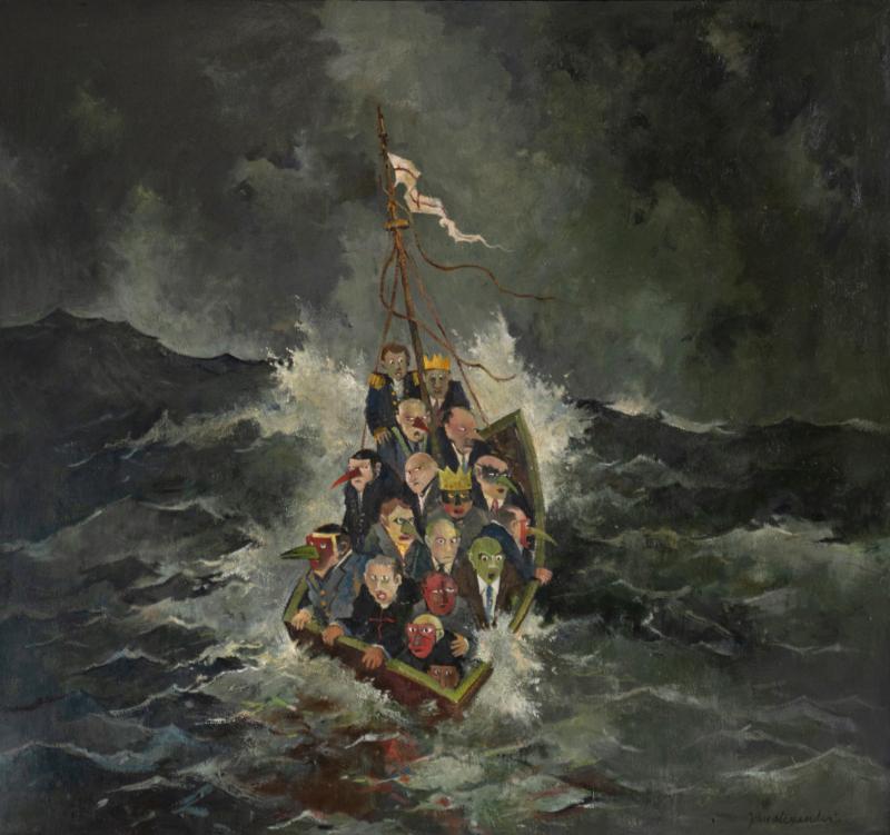 John Alexander The Boating Party