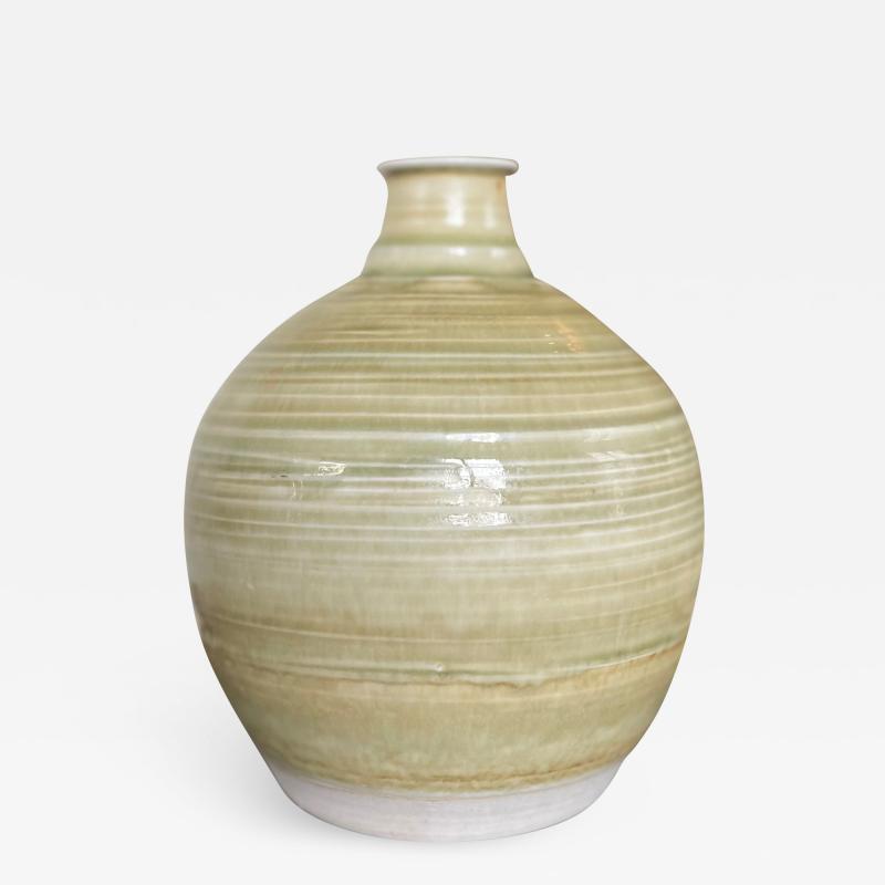 John Andersson Vase with Carved Striae Effect by John Andersson for H gan s