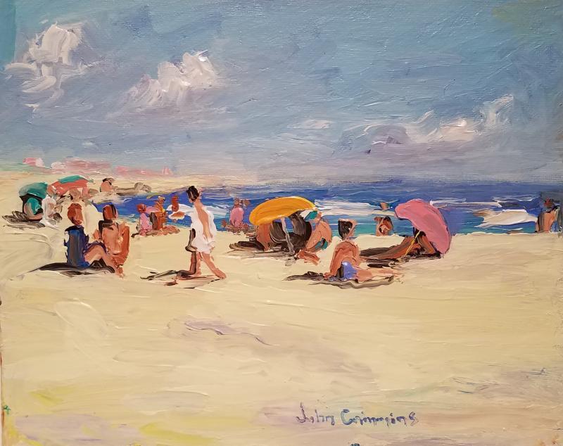 John Crimmins John Crimmins Painting East Hampton Summer 