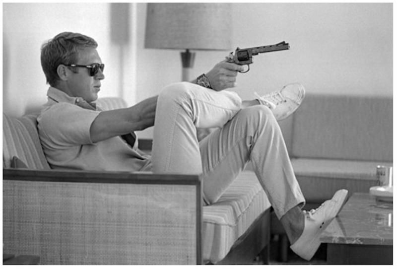 John Dominis Steve McQueen Takes Aim