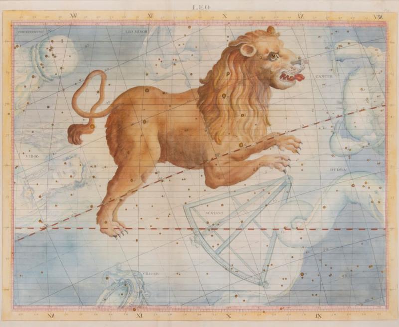 John Flamsteed eighteenth century sign of the zodiac Leo