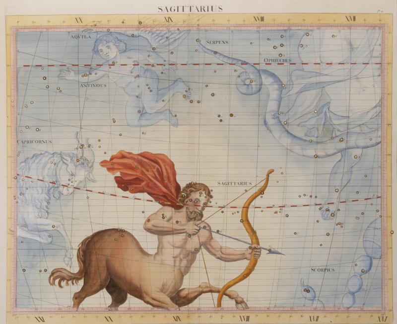 John Flamsteed eighteenth century sign of the zodiac Sagittarius