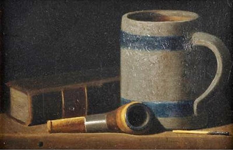 John Frederick Peto Pipe and Mug