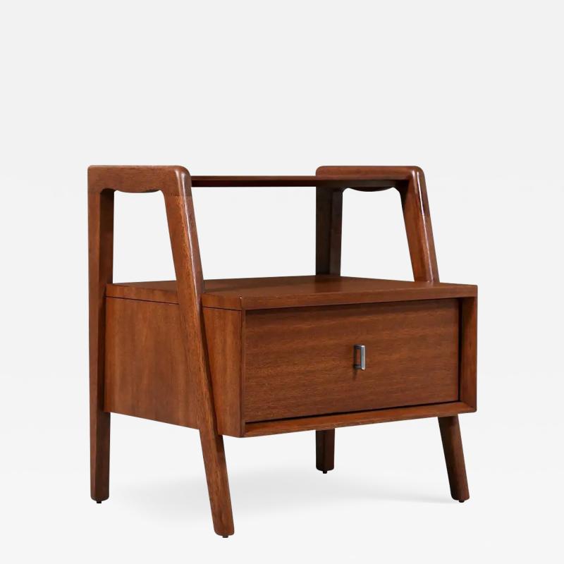 John Keal John Keal Two Tier Night Stand for Brown Saltman