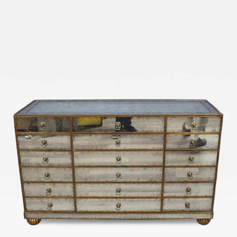 John Richard Mirrored Chest Commode 