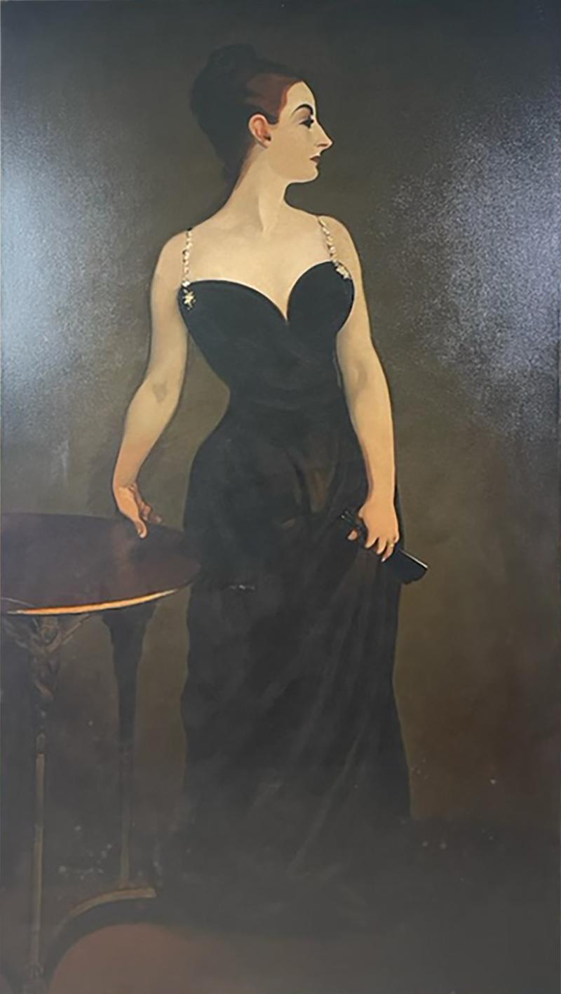 John Singer Sargent PORTRAIT OF MADAME X AFTER JOHN SINGER SARGENT BY ROBERT P WADDINGTON