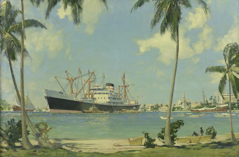 John Stobart M V Administrator at Dar es Salaam Tanzania 1955