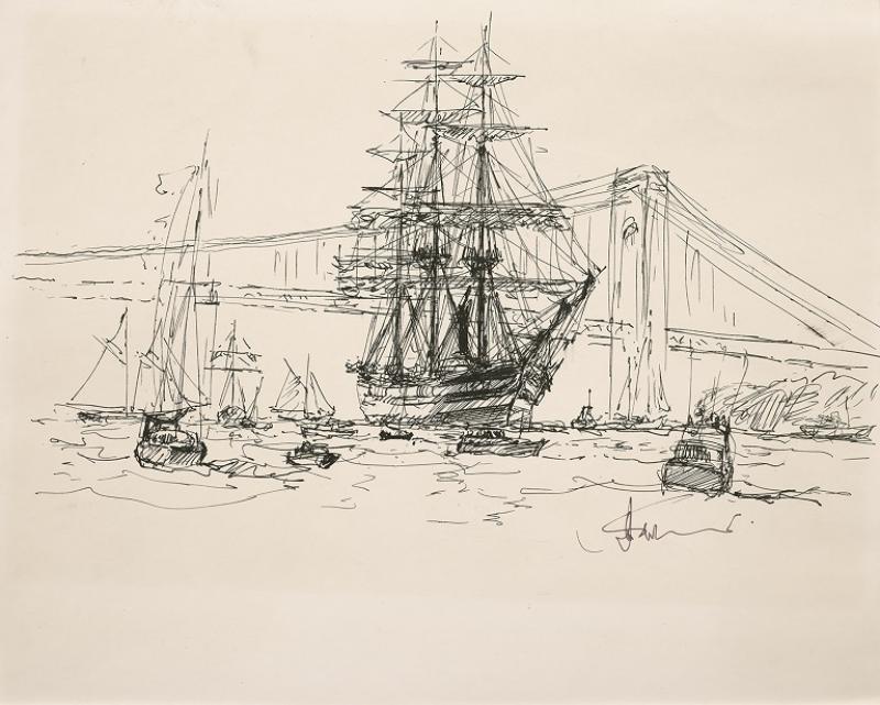 John Stobart Tall Ship Study 2