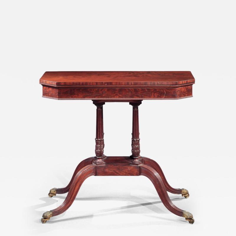 John Thomas Seymour FEDERAL CARD TABLE EN SUITE WITH 182