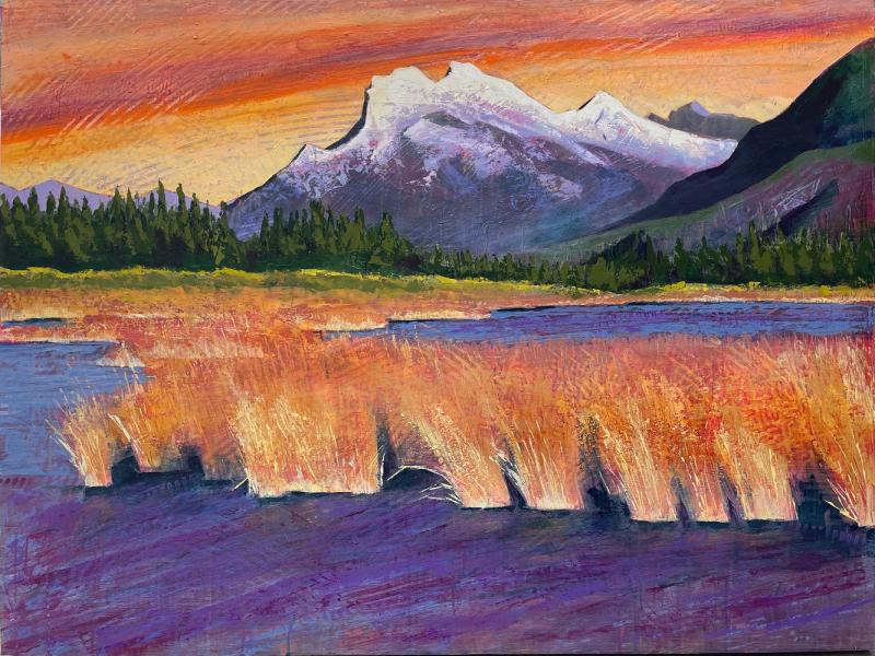John Webster Rundle from Vermilion Lakes