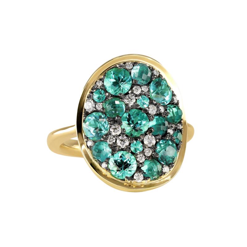 Joke Quick Paraiba Tourmaline White Diamond Starstruck Ring Joke Quick 2026
