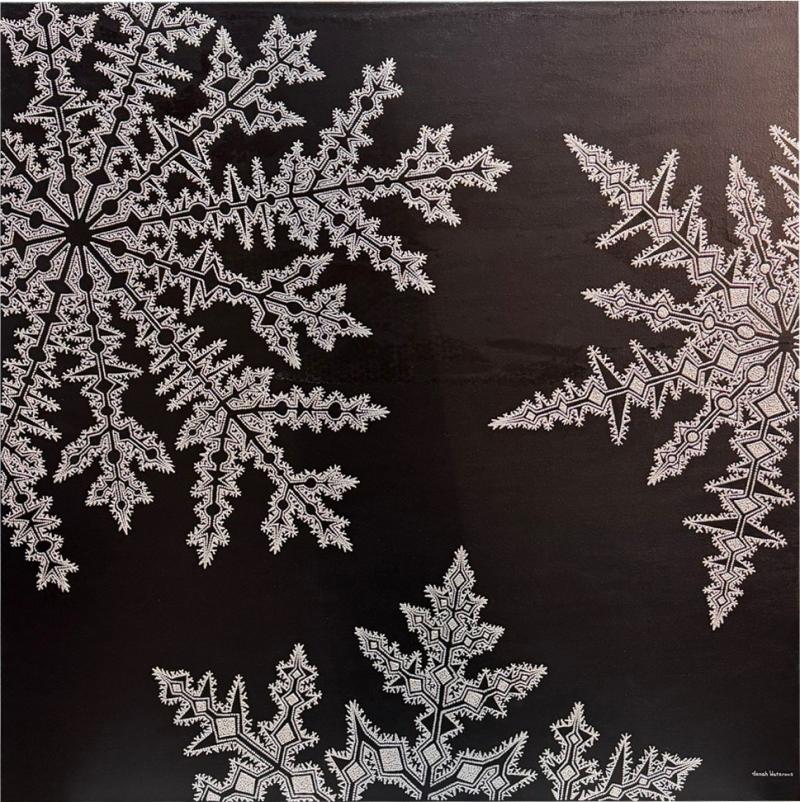Jonah Waterous Snowflake on Black 0193