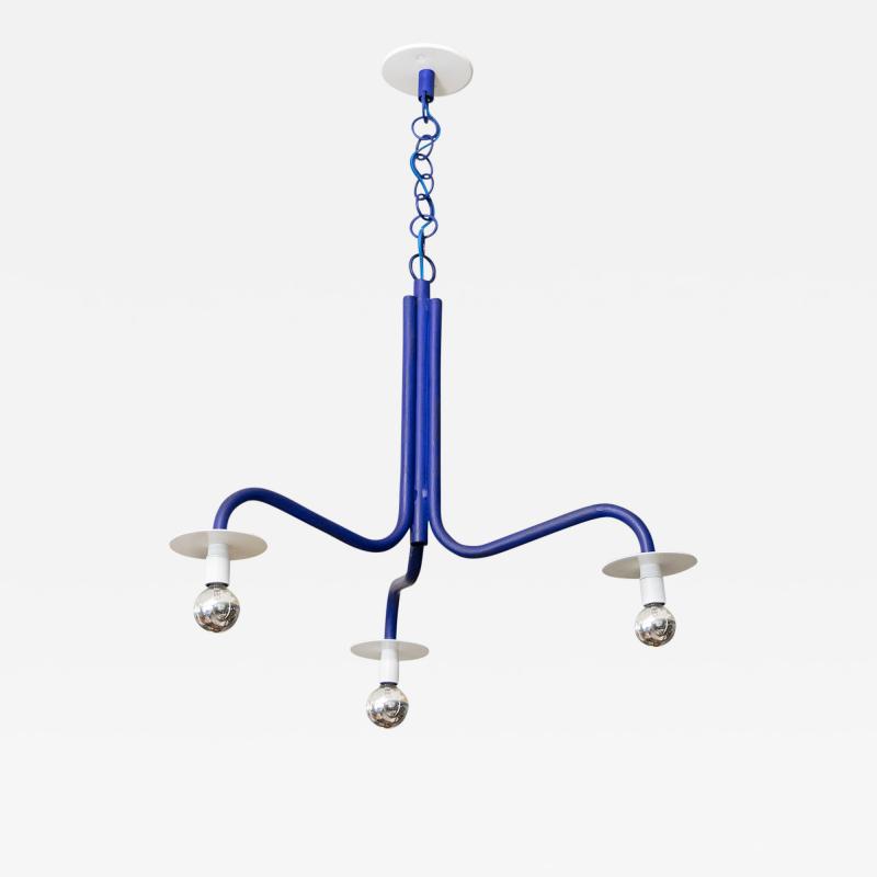 Jonas Bohlin JONAS BOHLIN 3 ARM CHANDELIER IN ULTRAMARINE BLUE B 