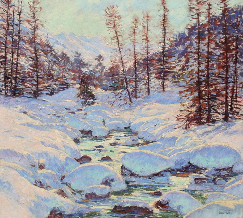 Jonas Lie Snowy Forest