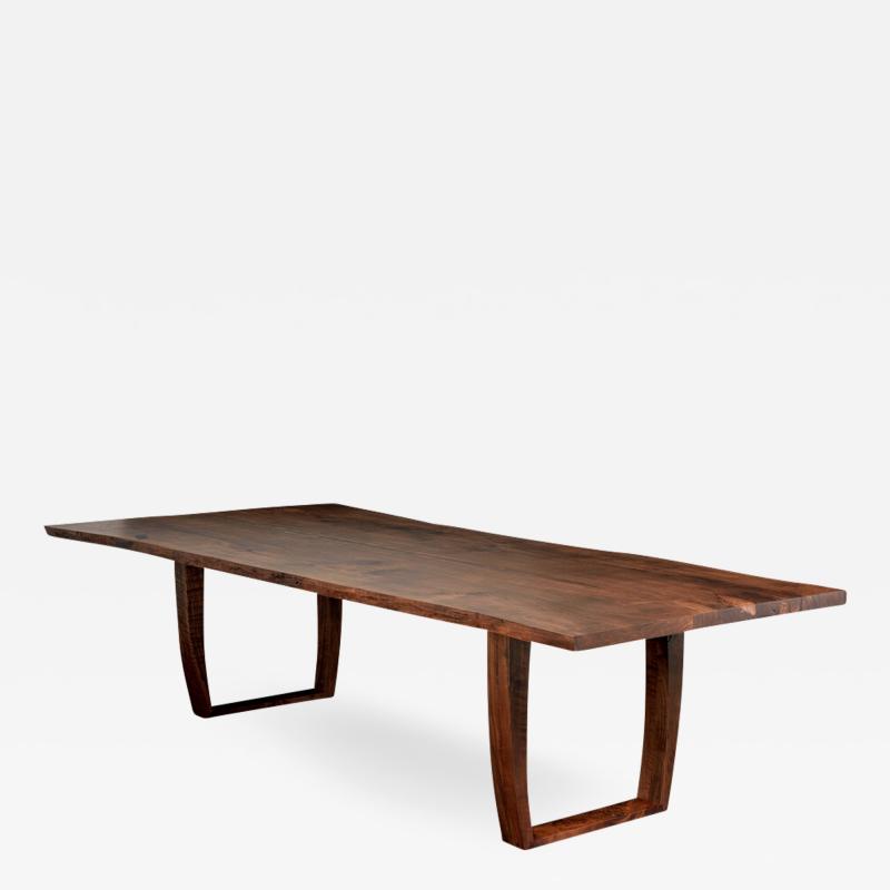 Jonathan Field Book Matched Rippled English Walnut Table 2020