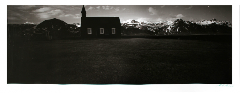 Jonathan Singer Iceland Landscape with Church I