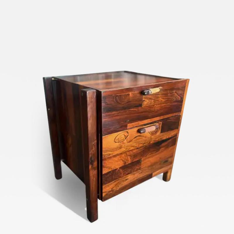 Jorge Zalszupin Brazilian Modern Filing Cabinet Drawers in Hardwood Jorge Zalszupin 1960 s