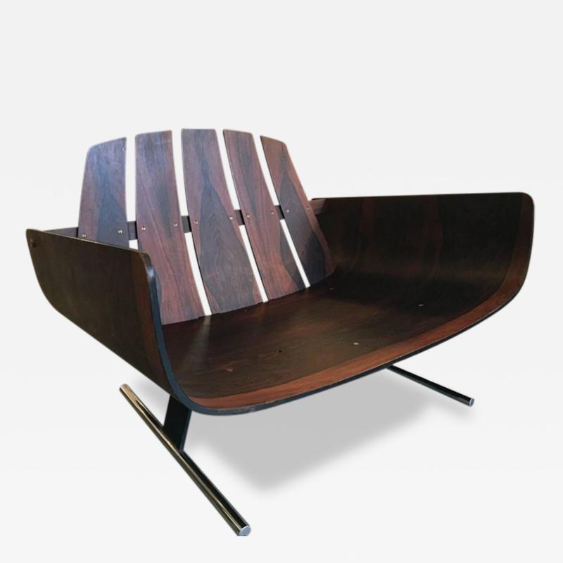 Jorge Zalszupin Brazilian Rosewood Lounge Chair
