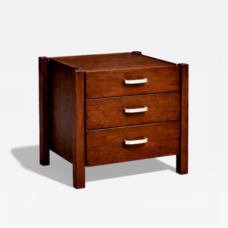 Jorge Zalszupin Side Table with drawers in Rosewood Jorge Zalszupin 1960 s